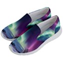 Northern Lights Aurora Night Nature Women s Lightweight Slip Ons View2