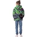 Lake Mountains Aorora Northern Lights Snow Kids  Oversized Hoodie View2