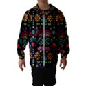 Mexican Folk Art Seamless Pattern Colorful Kids  Hooded Windbreaker View1