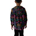 Mexican Folk Art Seamless Pattern Colorful Kids  Hooded Windbreaker View2