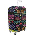 Mexican Folk Art Seamless Pattern Colorful Luggage Cover (Large) View2
