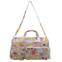 Pet Animal 02 Sports Gym Duffle Bag with Shoe Compartment View1