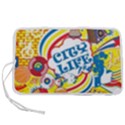 Colorful City Life Horizontal Seamless Pattern Urban City Pen Storage Case (M) View1