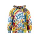 Colorful City Life Horizontal Seamless Pattern Urban City Kids  Pullover Hoodie View1