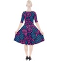 Summer Pineapples Quarter Sleeve A-Line Dress With Pockets View2