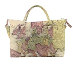 Retro Old Vintage Map Of Europe Carry-on Travel Shoulder Bag