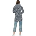 Be true be yourself typographic print pattern Women s Long Oversized Pullover Hoodie View2