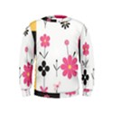  Minimalist Pattern With Simple Lines,flower And Shapes, Creating A Clean And Modern Kids  Sweatshirt View1