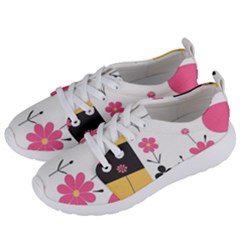  Minimalist Pattern With Simple Lines,flower And Shapes, Creating A Clean And Modern Women s Lightweight Sports Shoes
