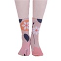 Minimalist Pattern With Simple Lines,flower And Shapes, Creating A Clean And Modern Smooth Crew Length Tube Socks View1