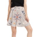  Minimalist Pattern With Simple Lines,flower And Shapes, Creating A Clean And Modern Waistband Skirt View1