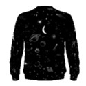 Cosmic Black Space Star Men s Sweatshirt View2