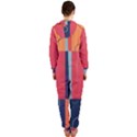  Minimalist Pattern With Simple Lines And Shapes, Creating A Clean And Modern Aesthe Hooded Jumpsuit (Ladies) View2
