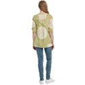 Minimalist Pattern With Simple Lines And Shapes, Creating A Clean And Modern Aesthetic 01 Women s Zip Front V-Neck 3/4 Sleeve Casual Top Pocket Shirt View4