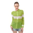 A Minimalist Pattern With Simple Lines And Shapes, Creating A Clean And Modern Aesthetic 02 Long Sleeve Chiffon Shirt View1