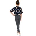 A Minimalist Pattern With Simple Lines And Shapes, Creating A Clean And Modern Aesthetic 03 Kids Mock Neck T-Shirt View2