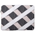 A Minimalist Pattern With Simple Lines And Shapes, Creating A Clean And Modern Aesthetic 07 17  Vertical Laptop Sleeve Case With Pocket View1