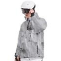 Wall With Cracked White Paint Texture Men s Pullover Zip Ski and Snowboard Waterproof Breathable Jacket View2