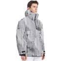 Wall With Cracked White Paint Texture Men s Pullover Zip Ski and Snowboard Waterproof Breathable Jacket View3