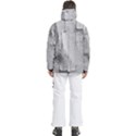 Wall With Cracked White Paint Texture Men s Pullover Zip Ski and Snowboard Waterproof Breathable Jacket View4