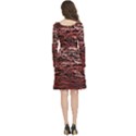 River Roots Long Sleeve V-neck skater dress with Pockets View4