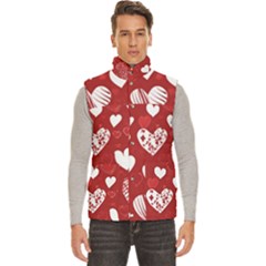Valentine Men s High Neck Button Up Puffer Vest