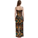 Tribal Chic Spaghetti Top Long Pants Satin Pajamas Set View4