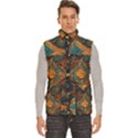 Tribal Chic Men s High Neck Button Up Puffer Vest View1