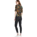 Tribal Chic Frill Neck Blouse View2