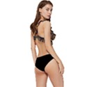 Tribal Chic Low Cut Ruffle Edge Bikini Top View3