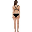 Tribal Chic Low Cut Ruffle Edge Bikini Top View4