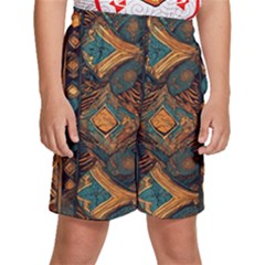 Tribal Chic Kids  Basketball Shorts