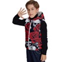 Roses and Skulls Kids  Stylish Hooded Puffer Vest View2