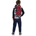 Roses and Skulls Kids  Stylish Hooded Puffer Vest View4