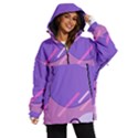 Colorful Labstract Wallpaper Theme Women s Ski and Snowboard Waterproof Breathable Jacket View1