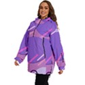 Colorful Labstract Wallpaper Theme Women s Ski and Snowboard Waterproof Breathable Jacket View3