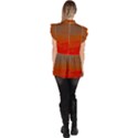 Crimson Skys Ruffle Collar Short Sleeve Chiffon Top View4