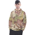 Retro Old Vintage Map Of Europe Men s Pullover Hoodie View1