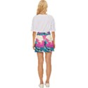Waves Mountains Sky Mini Front Wrap Skirt View4