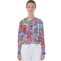 Cabbage Flower Abstract Women s Slouchy Sweat View1