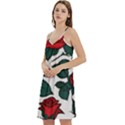 Roses Mini Camis Dress With Pockets View2