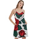 Roses Mini Camis Dress With Pockets View3