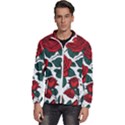 Roses Men s High Neck Windbreaker View1