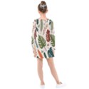 Leaves Autumn Kids  Long Sleeve Dress View2
