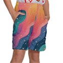 Art Abstract Pattern Kids  Basketball Shorts View3