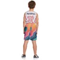 Art Abstract Pattern Kids  Basketball Shorts View4