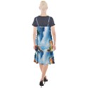 Delicate Watercolor Painting Surreal Oasis Scene With Intense Dramatic Lighting Camis Fishtail Dress View2