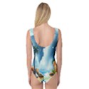 Delicate Watercolor Painting Surreal Oasis Scene With Intense Dramatic Lighting Princess Tank Leotard  View2