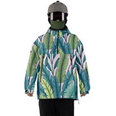 Illustrations Plants Nature Leaves Men s Ski And Snowboard Waterproof Breathable Jacket