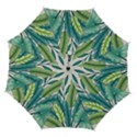 Illustrations Plants Nature Leaves Automatic Folding Umbrella with Case (Medium) View1